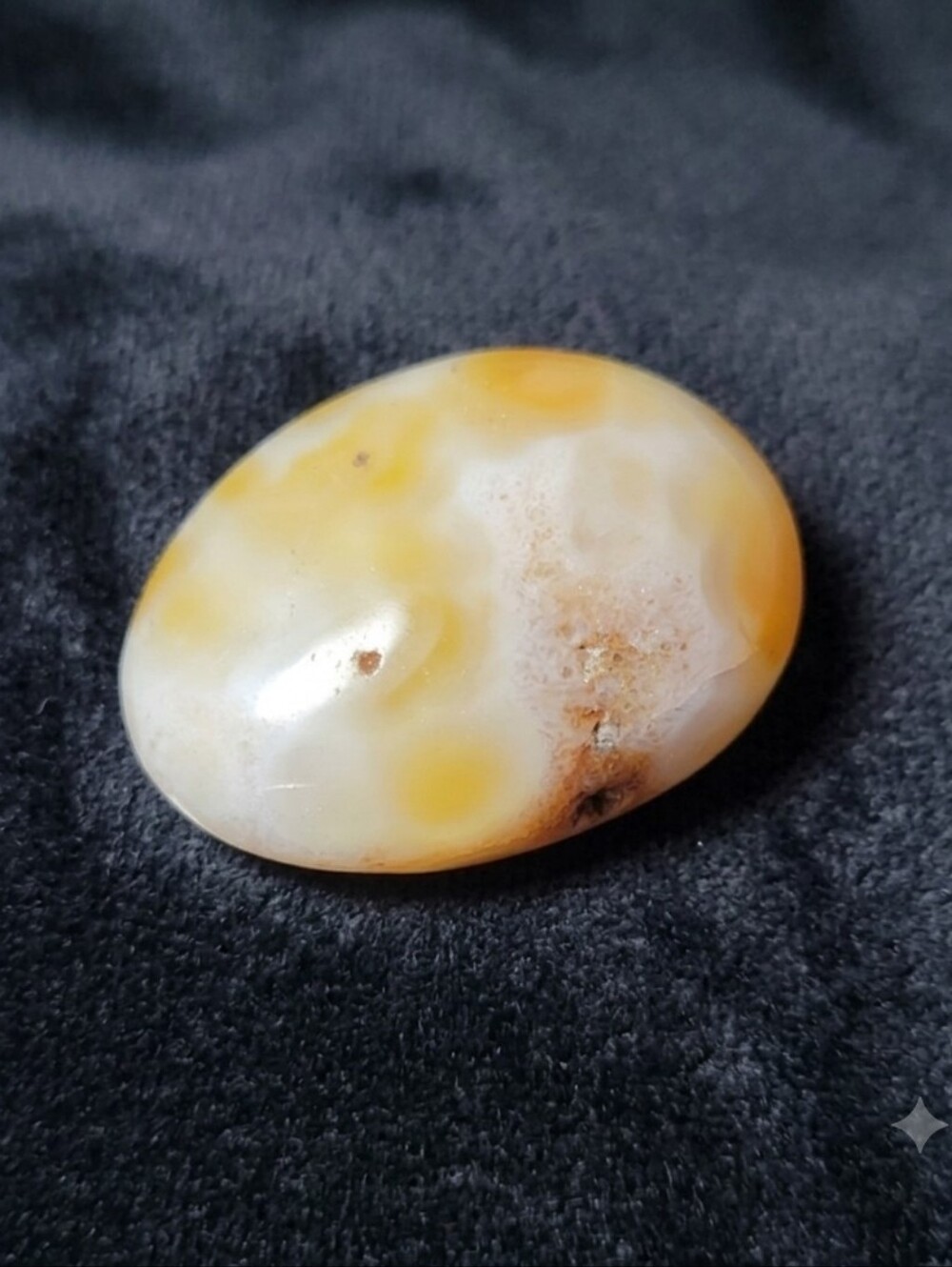 Polished Carnelian Palm Stone